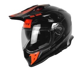 CASCO JUST1 J34 ADVENTURE CROSS SHAPE NEON RED L