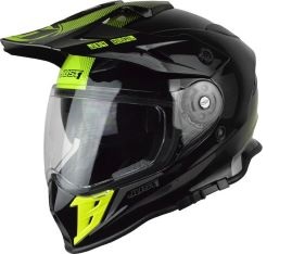 CASCO JUST1 J34 ADVENTURE CROSS SHAPE NEON YELLOW L