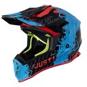 CASCO JUST1 J38 MASK BLUE / RED / BLACK GLOSS M