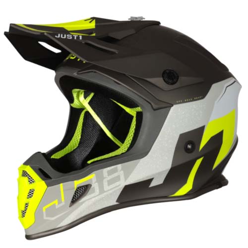 CASCO JUST1 J38 KORNER FLUO YELLOW / TITANIUM S