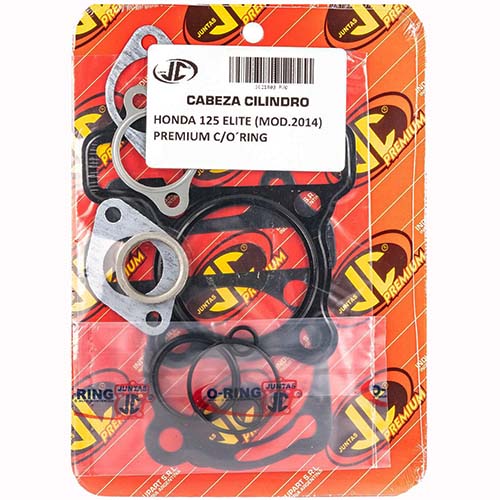 JUNTA TAPA DE CILINDRO HONDA 125 ELITE M 2014 PREMIUM C/ORING JC (21503P/O)