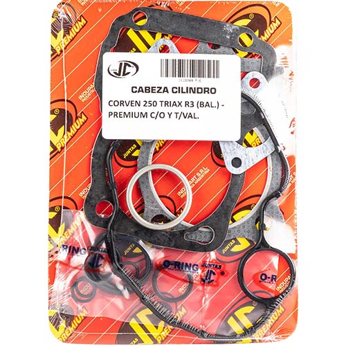 JUNTA TAPA DE CILINDRO CORVEN 250 TRIAX (BAL) PREMIUM C/ORING JC (21508P/O)