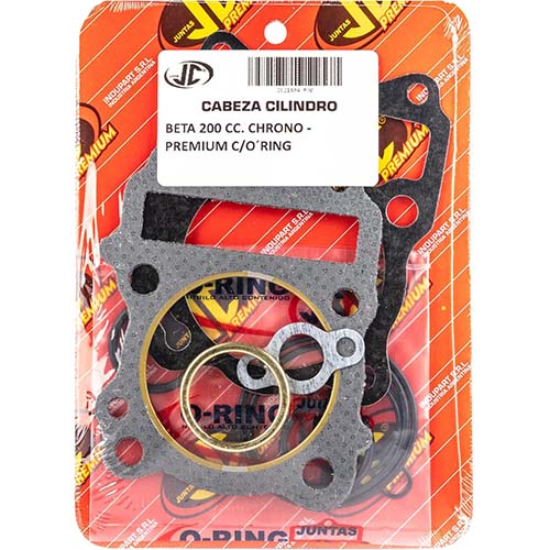 JUNTA TAPA DE CILINDRO BETA 200 CHRONO PREMIUM C/ORING JC (21534P/O)