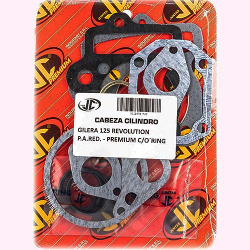 JUNTA TAPA DE CILINDRO GILERA 125 REVOLUTION P.A.RED. PREM. ORING JC (21078P/O)
