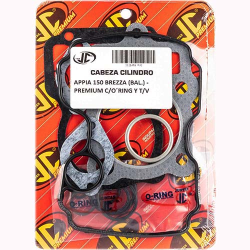 JUNTA TAPA DE CILINDRO APPIA 150 BREZZA (BAL) PREM. C/ORING JC (21095P/O)