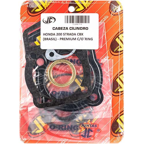 JUNTA TAPA DE CILINDRO HONDA 200 STRADA CBX (BRASIL) PREM. C/ORING JC (21065P/O)