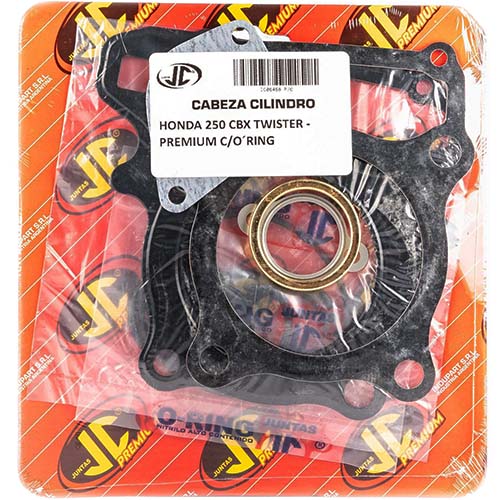 JUNTA TAPA DE CILINDRO HONDA 250 CBX TWISTER PREM. C/ORING JC (06468P/O)