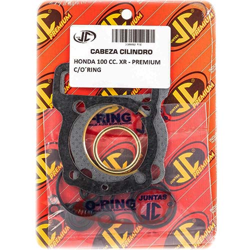 JUNTA TAPA DE CILINDRO HONDA 100 XR PREM. C/ORING JC (00563P/O)