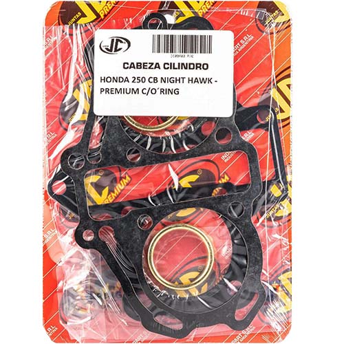 JUNTA TAPA DE CILINDRO HONDA 250CB NIGHT HAWK PREM. C/ORING JC (00603P/O)