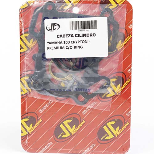 JUNTA TAPA DE CILINDRO YAMAHA 100CRYPTON PREMIUM C/O´RING JC (00845P/O)