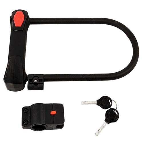 TRABA U KNOX 6010 12.7CMx23CM ESPESOR 11mm (2 Llaves) + Soporte