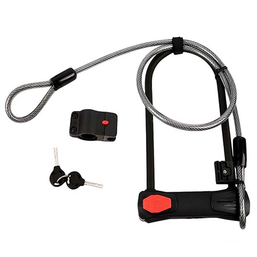 TRABA U KNOX 6011 11.5X23 + Alargador 120CM (2 Llaves) + Soporte