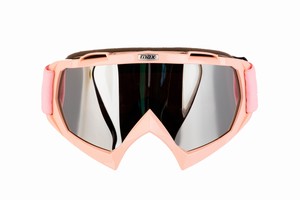 ANTIPARRA ESPEJADA MAX VG970 CLASSIC ROSA BRILLANTE (C/FUNDA)