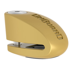 TRABA DISCO CON ALARMA 120DB 8260 6mm DORADO ONGUARD