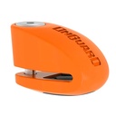 TRABA DISCO CON ALARMA 120DB 8262 10mm NARANJA FLUOR ONGUARD