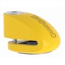 TRABA DISCO CON ALARMA 120DB 8263 10mm AMARILLO ONGUARD