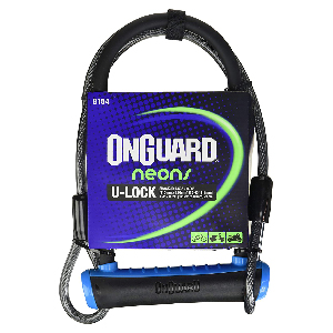 TRABA U ONGUARD 8154 NEON SERIES AZUL 11.5cmx23cm + Alargador + Soporte