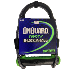 TRABA U ONGUARD 8154 NEON SERIES VERDE 11.5cmx23cm + Alargador + Soporte