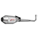ESCAPE MOTO YAMAHA NEW CRYPTON 110 ST2 CROMO DEPORTIVO PAOLUCCI (EM110-22-C/D)(EM110NCRYPTON22-D)
