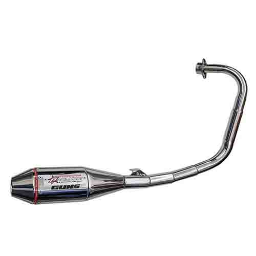 ESCAPE MOTO YAMAHA XTZ 125 ST2 CROMO DEPORTIVO POR ABAJO PAOLUCCI (EM125XTZ22-DDOWN)