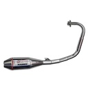 ESCAPE MOTO YAMAHA XTZ 125 ST2 CROMO DEPORTIVO POR ABAJO PAOLUCCI (EM125XTZ22-DDOWN)