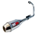 ESCAPE MOTO ZANELLA RX 150 ST2 CROMO DEPORTIVO (VARILLERO) PAOLUCCI (EM150RX22-D)