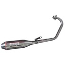 ESCAPE MOTO ZANELLA RX 150 ST3 CROMO DEPORTIVO (VARILLERO) CON SORDINA PAOLUCCI (EM150RX32-D)