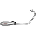 ESCAPE MOTO RX 150 ST2 SILEN ALUMINIO STYLE GRIS PAOLUCCI (EM150RX23-SGR)