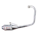 ESCAPE MOTO HONDA XR 150 ST2 CROMO DEPORTIVO POR ABAJO PAOLUCCI (EM150XR22-DDOWN)