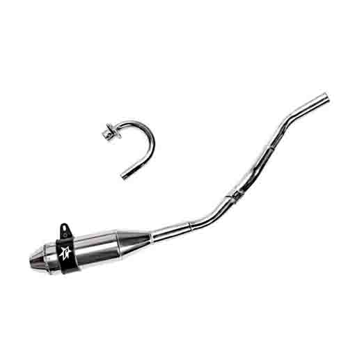 ESCAPE MOTO 150 ST2 CROMO HONDA XR DEPORTIVO POR ARRIBA PAOLUCCI (EM150XR22-DUP)