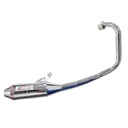 ESCAPE MOTO HONDA CB 190 ST2 CROMO DEPORTIVO PAOLUCCI (EM190CB22-D)