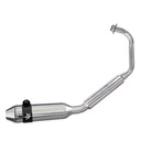 ESCAPE MOTO HONDA TWISTER CBX 250 ST3 CROMO DEPORTIVO CON SORDINA PAOLUCCI (EM250CBX32-D)