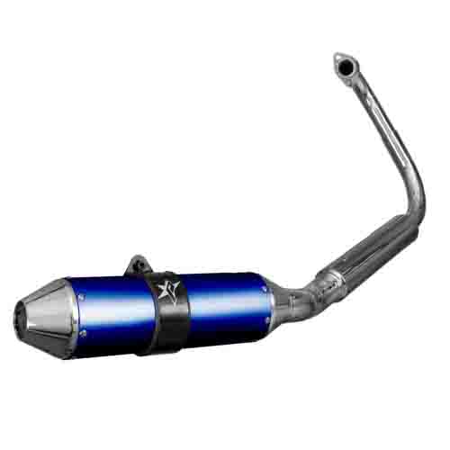 ESCAPE MOTO HONDA TWISTER CBX 250CC ST3 STYLE AZUL PAOLUCCI (EM250CBX33-SAZ)