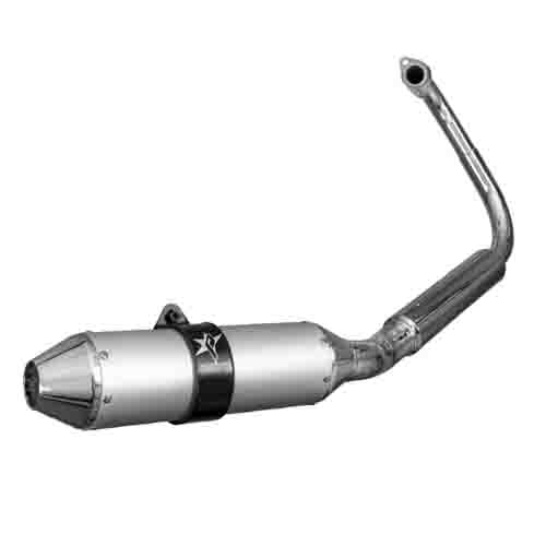 ESCAPE MOTO HONDA NEW TWISTER CB 250CC ST3 STYLE GRIS PAOLUCCI (EM250NEWCB33-SGR)