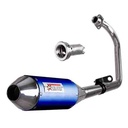 ESCAPE MOTO ZANELLA RX 150CC ST3 STYLE AZUL (VARILLERO) PAOLUCCI (EM150RX33-SAZ)