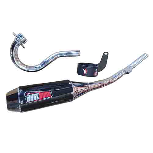 ESCAPE MOTO YAMAHA XTZ 125CC POR ARRIBA ST2 STYLE NEGRO PAOLUCCI (EM125XTZ23-SUPNE)