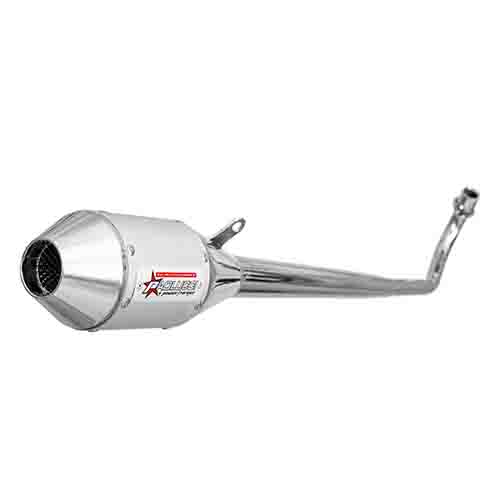ESCAPE MOTO HONDA WAVE S 110CC ST2 STYLE GRIS PAOLUCCI (EM110WAVES23-SGR)