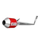 ESCAPE MOTO HONDA WAVE S 110CC ST2 STYLE ROJO PAOLUCCI (EM110WAVES23-SRO)