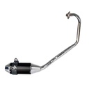 ESCAPE MOTO HONDA CB 125F ST3 ALUMINIO NEGRO PAOLUCCI (EM125HCBF33-SNE)