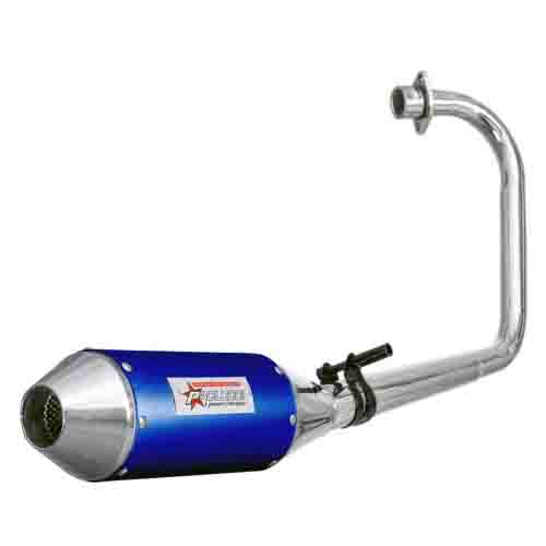 ESCAPE MOTO HONDA NEW CG TITAN 150CC ST3 STYLE AZUL PAOLUCCI (EM150NEWCG33-SAZ)