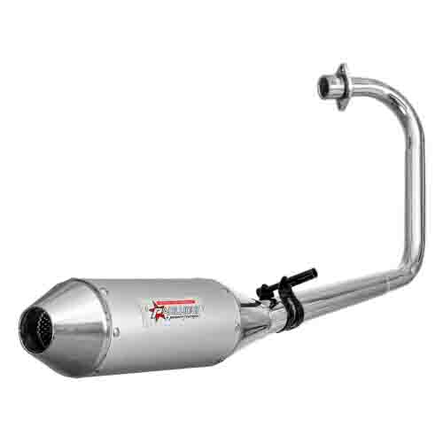 ESCAPE MOTO HONDA NEW CG TITAN 150CC ST3 STYLE GRIS PAOLUCCI (EM150NEWCG33-SGR)
