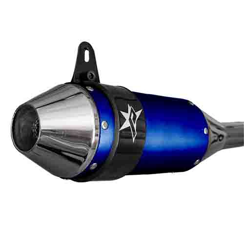 ESCAPE MOTO HONDA XR 150CC POR ARRIBA ST2 STYLE AZUL PAOLUCCI (EM150XR23-SUPAZ)