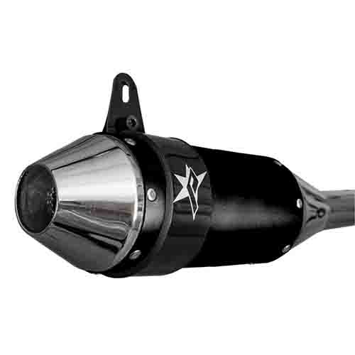 ESCAPE MOTO HONDA XR 150CC POR ARRIBA ST2 STYLE NEGRO PAOLUCCI (EM150XR23-SUPNE)