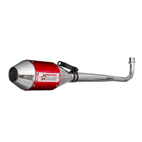 ESCAPE 110CC ST2 INOX STYLE ROJO PAOLUCCI (EM110P24-IRO)