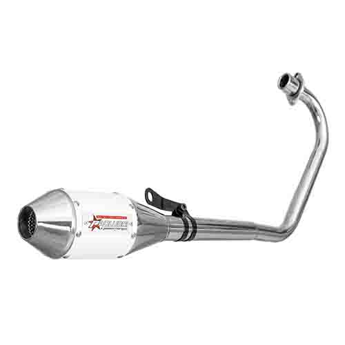ESCAPE ZANELLA RX 150CC ST2 INOX STYLE BLANCO PAOLUCCI (EM150RX24-IBL)