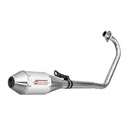 ESCAPE ZANELLA RX 150CC ST2 INOX STYLE GRIS PAOLUCCI (EM150RX24-IGR)