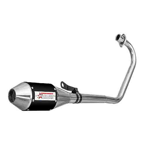 ESCAPE ZANELLA RX 150CC ST2 INOX STYLE NEGRO PAOLUCCI (EM150RX24-INE)