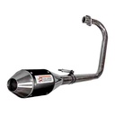 ESCAPE HONDA CG TITAN 150CC ST2 INOX STYLE NEGRO PAOLUCCI (EM150CG24-INE)