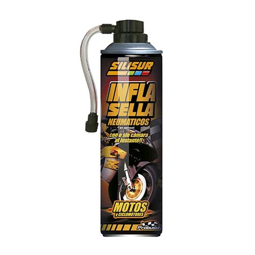 INFLA Y SELLA CUBIERTAS MOTOS GRANDES 215gr SILISUR