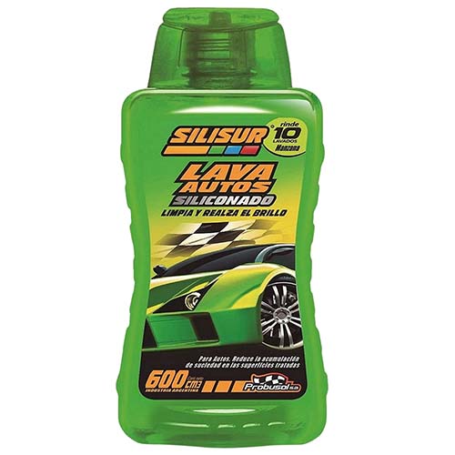 LAVA AUTOS SHAMPOO SILICONADO 600cc SILISUR
